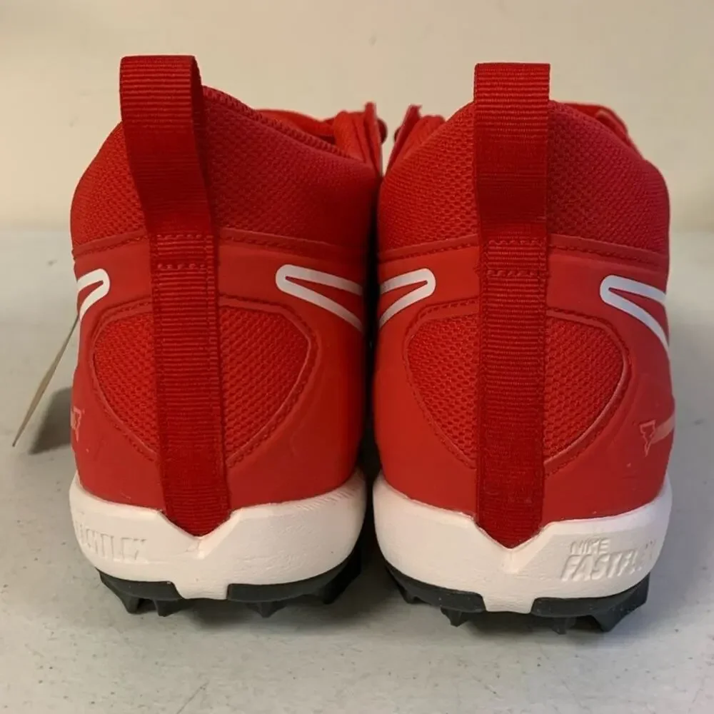 Nike Alpha Menace 3 Men's Size 11 Shark Red-White Football Cleats